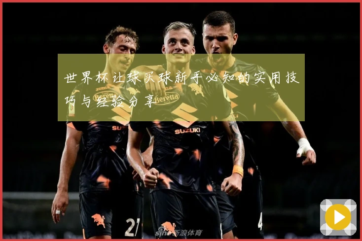 世界杯让球买球新手必知的实用技巧与经验分享